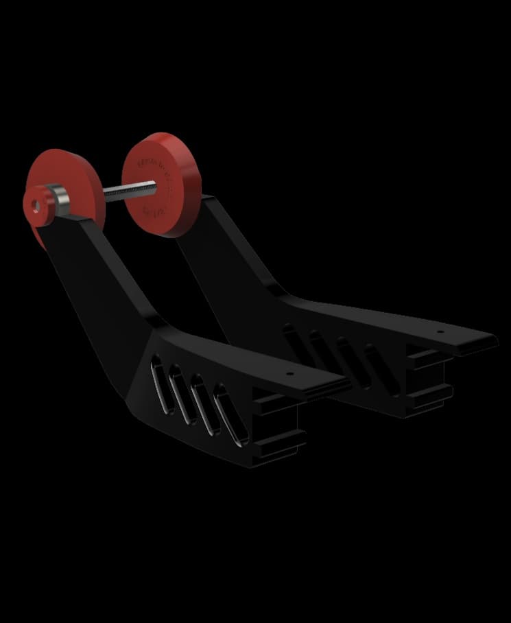 Extrusion Mount Spool Holders 3d model