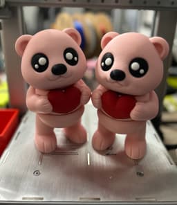 Valentine Bears 3d model