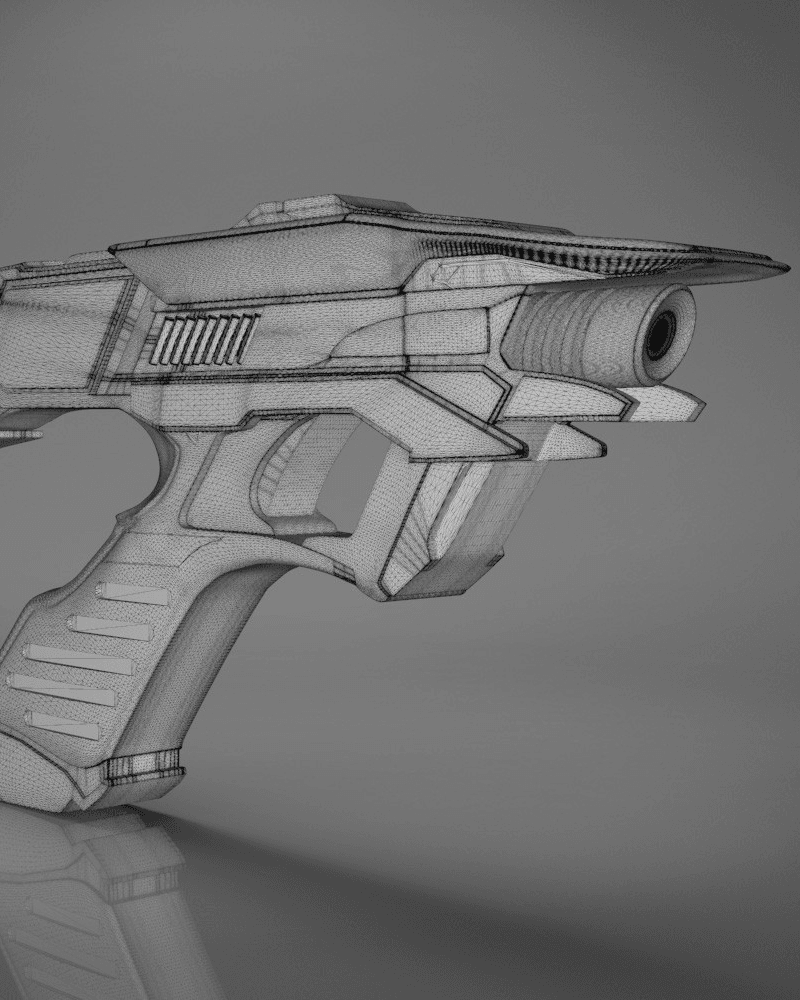 Vengeance Phaser - Star Trek 3d model