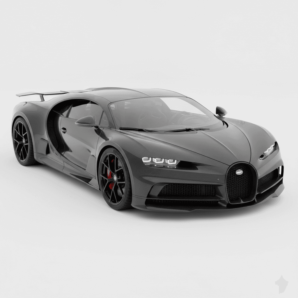 Car : Bugatti La Voiture Noire Hypercar 3d model