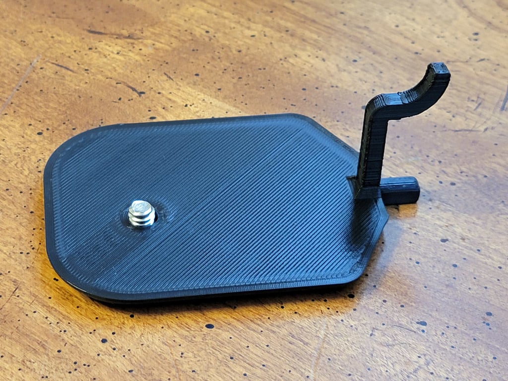 Webcam Pegboard Mount 3d model