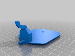 Webcam Pegboard Mount 3d model