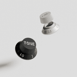 Fender-knob-style container 3d model