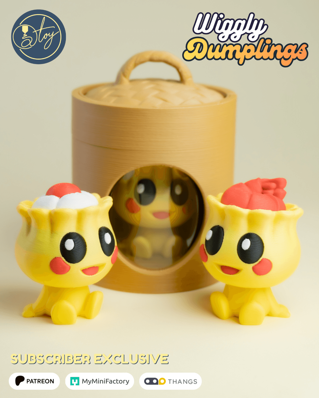 WIGGLY DUMPLINGS 3d model