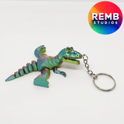 Flexi T-Rex Dinosaur | Articulated Trex NO support 3d model