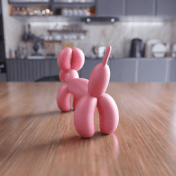 Balloon Dog Hotdog Figure 3d model