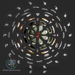 Ages Shield 3D Printer File STL 3d model