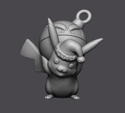 Remix of Pikachu by TAICED 3d model