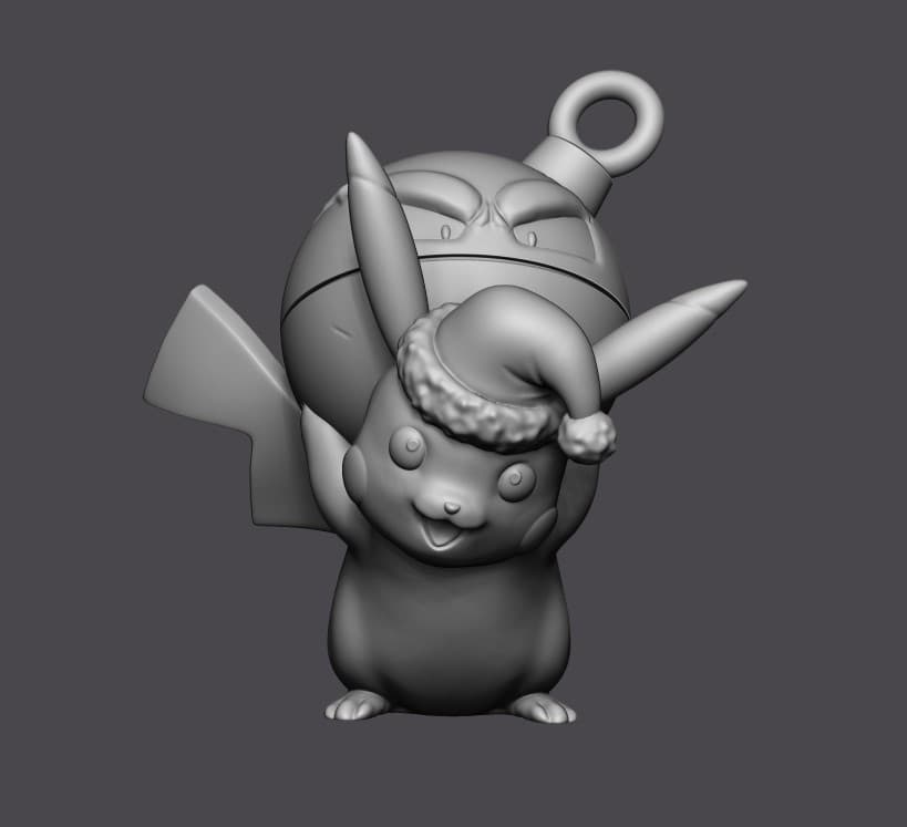 Remix of Pikachu by TAICED 3d model