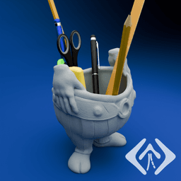 Funny Desk Organizer 3d model