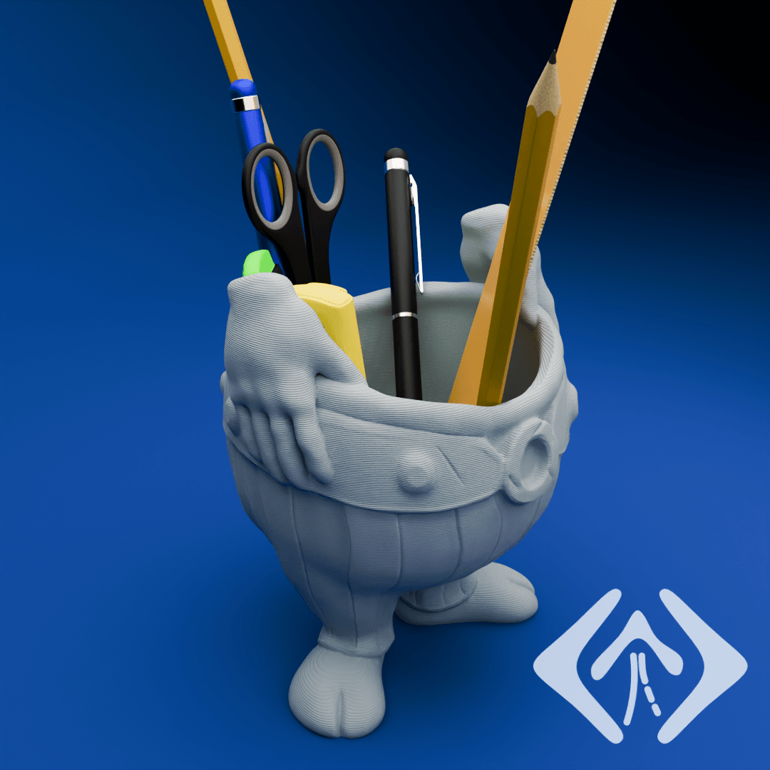 Funny Desk Organizer 3d model
