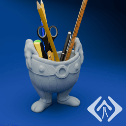 Funny Desk Organizer 3d model