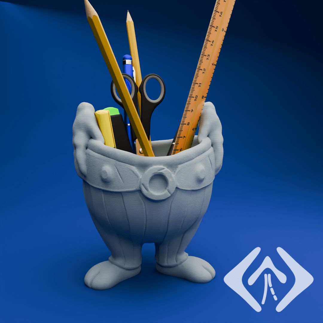 Funny Desk Organizer 3d model