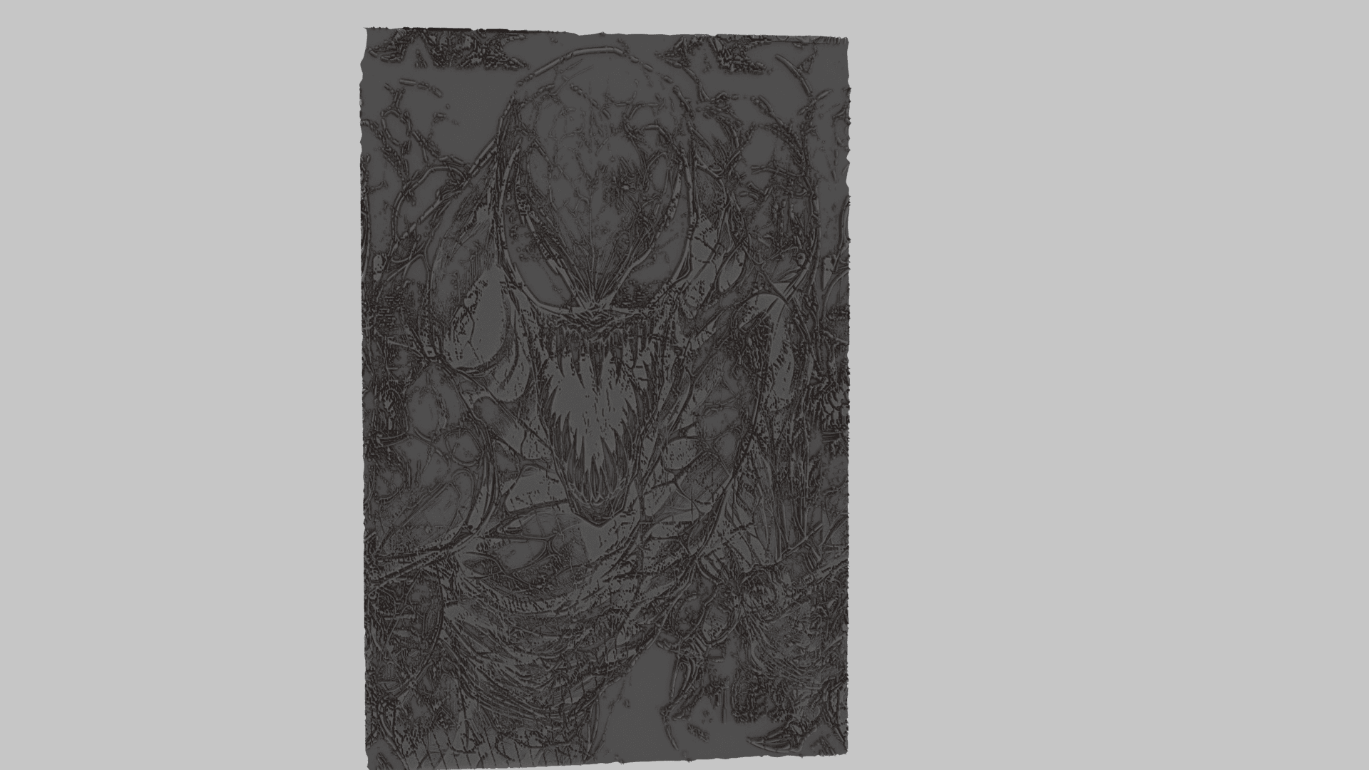 VENOM RELIEF TILE FOR PRINTING 3d model