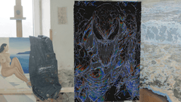 VENOM RELIEF TILE FOR PRINTING 3d model