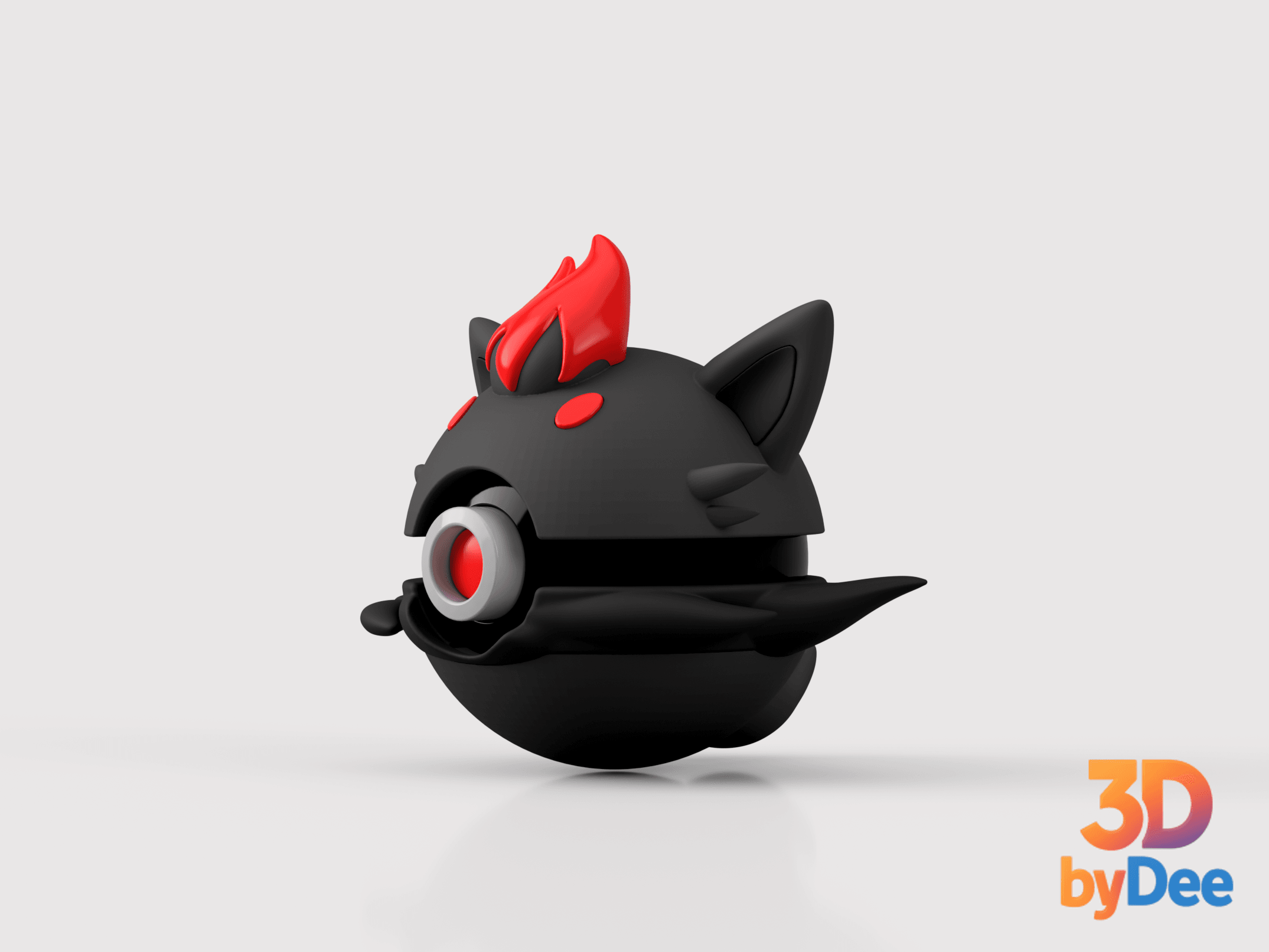 Zorua Poke Ball 3d model