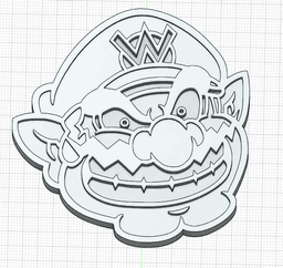 Tête de Wario 3d model