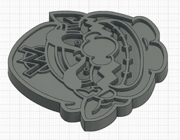 Tête de Wario 3d model