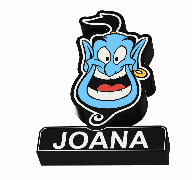 GENIE ALADDIN LED LAMP LIGHTBOX 3d model