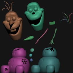Olaf the Snowman 3d model