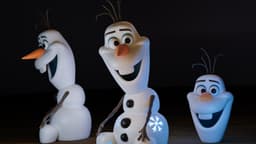 Olaf the Snowman 3d model