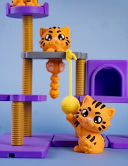 Modular Cat Tree Playset 3d model