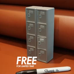 Mini Locker – Secure Your Tiny Treasures 3d model