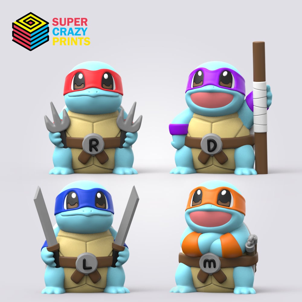 Teenage Mutant Ninja Squirtle 3d model