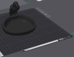 Raven's Perch Jewelry Dish 3d model