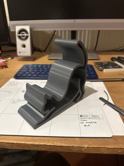 Cat phone/Tablet stand - BackToSchool 3d model