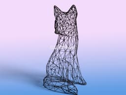Fox 🦊🏠 3d model