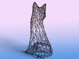 Fox 🦊🏠 3d model