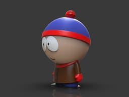 South Park Stan Figure 3d model