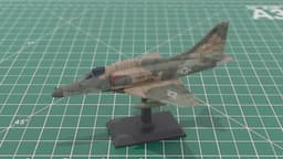 A4 Skyhawk Attack Jet Aircraft 3D Print Model 3d model