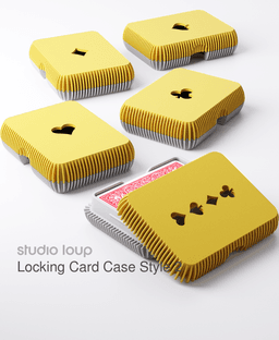 Locking Card Case Style 2 3d model