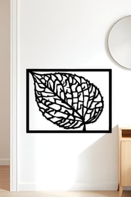 Leaf Wall Art, Wall Decor, Home Decor 3d model