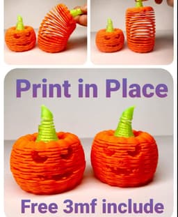 Stretchy, Slinky Pumpkin 3d model