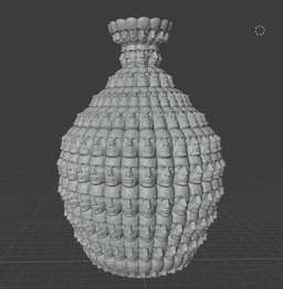 TheRockFaceVase.stl 3d model