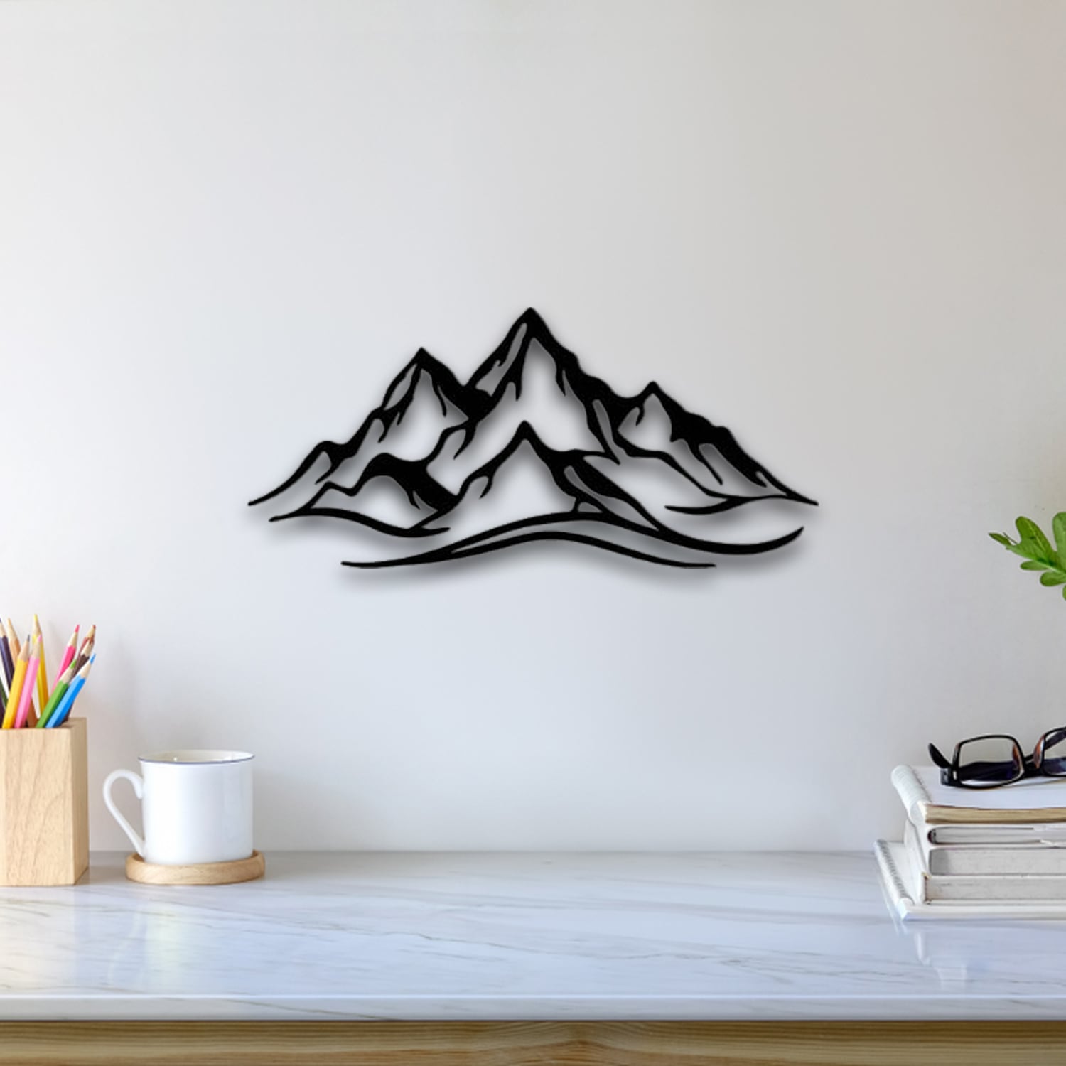 Mountain Wall Art 3d model
