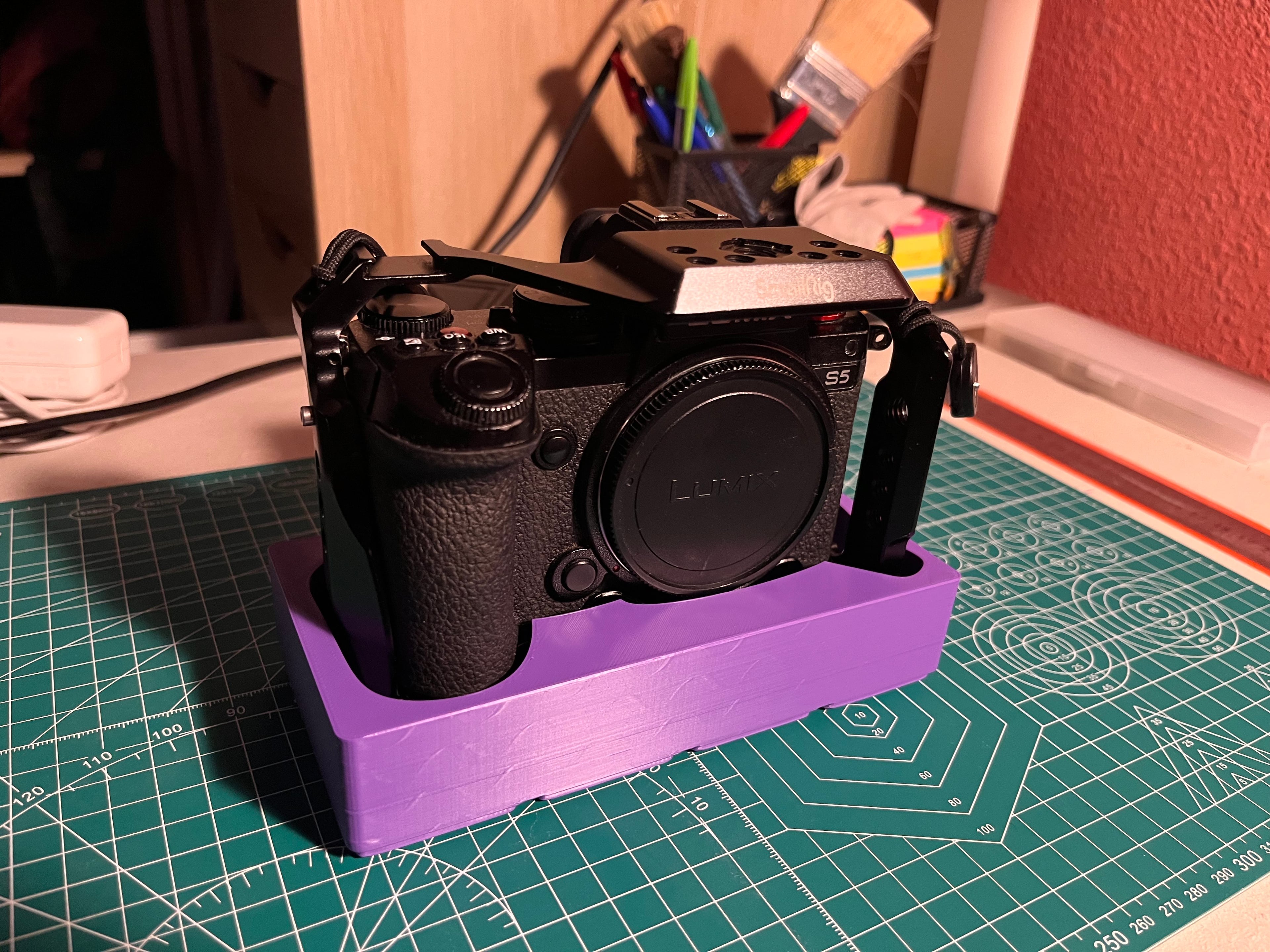 Lumix S5 Bin Gridfinity 3d model
