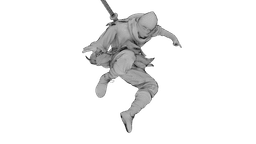 Ninja Shadow Leap 3d model