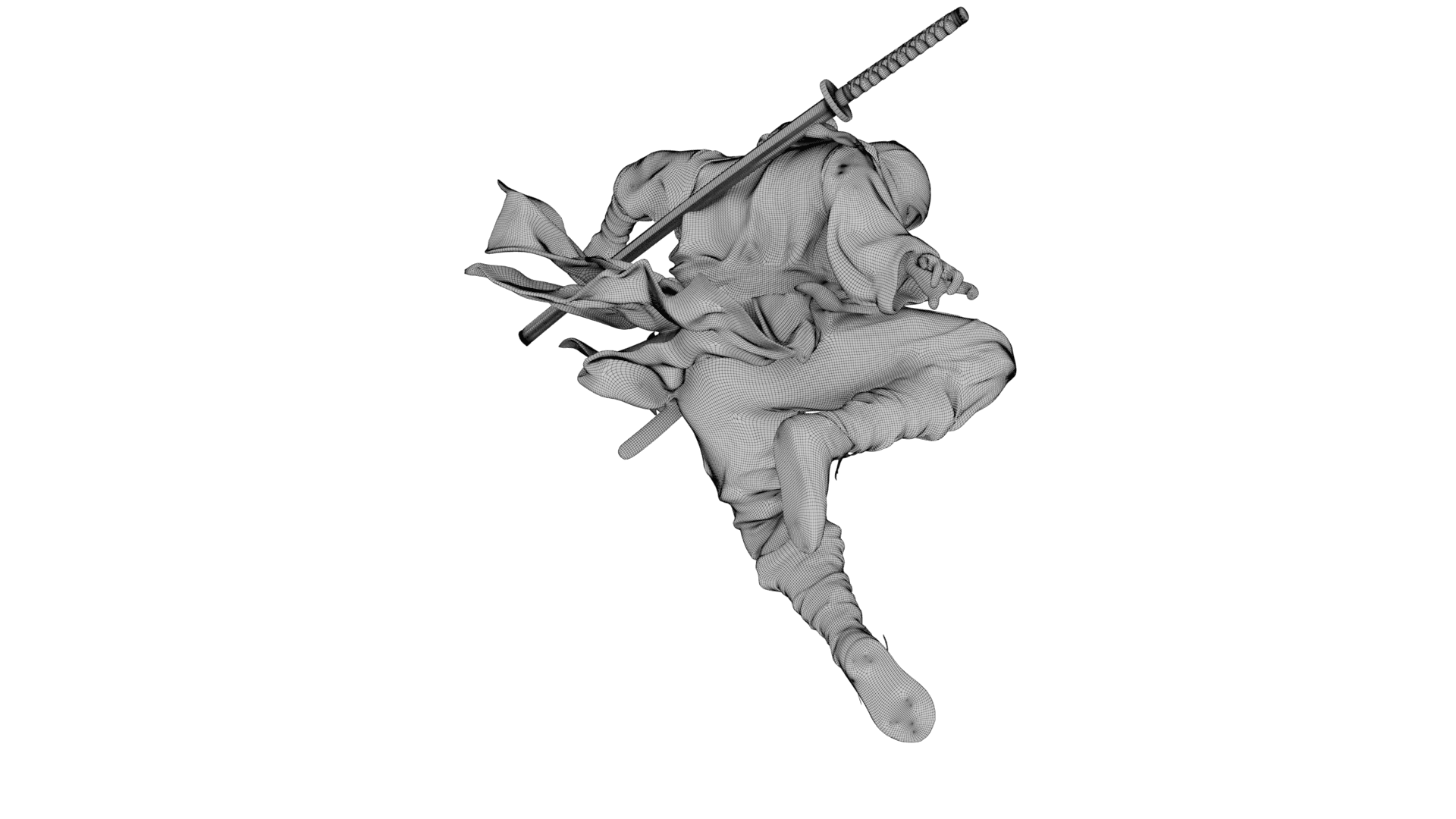 Ninja Shadow Leap 3d model