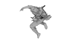 Ninja Shadow Leap 3d model