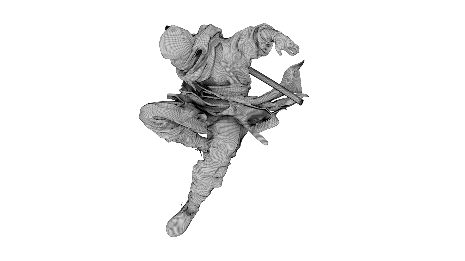 Ninja Shadow Leap 3d model