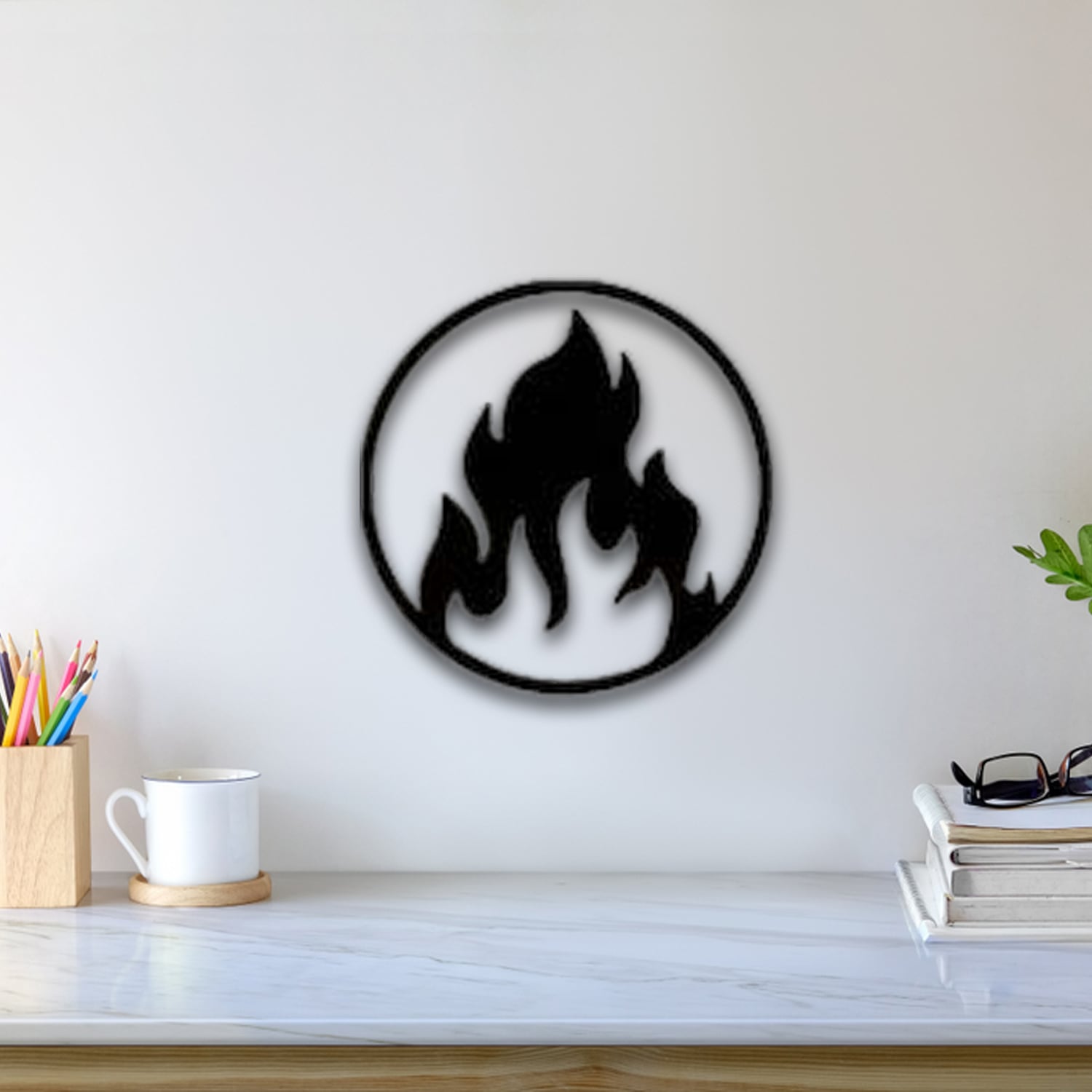 Fire Wall Art 3d model