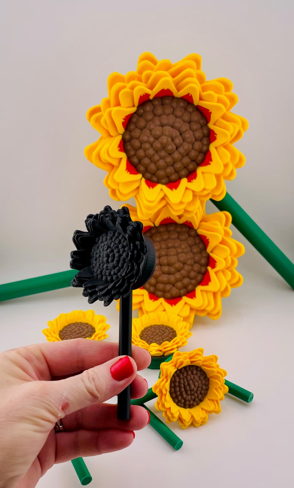 Sunflower Stake 3d model