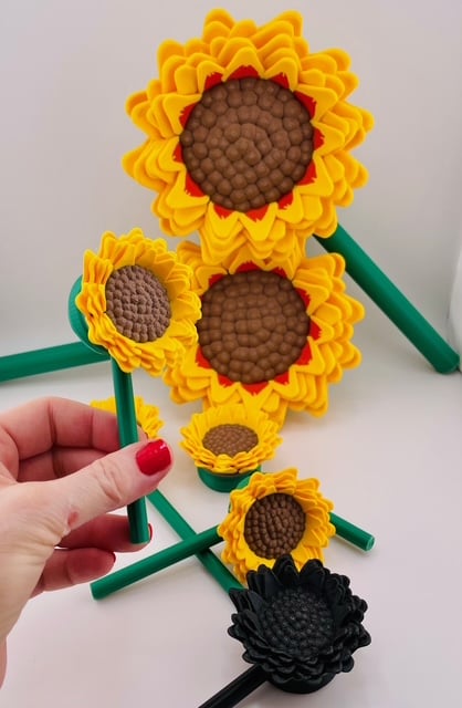 Sunflower Stake 3d model