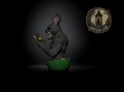 Easter Bunny Bust (Pre Supported) 3d model