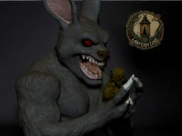 Easter Bunny Bust (Pre Supported) 3d model