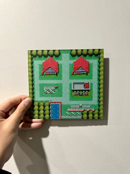 Pallet Town - HueForge Print 3d model